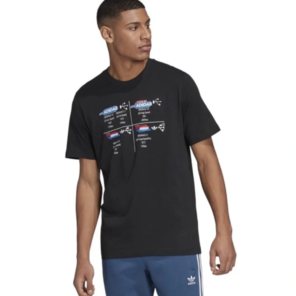 ADIDAS Originals Tech T-Shirt NWT Medium‎
